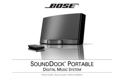 BOSE SoundDock Portable Manual | PDF | I Pod | I Phone