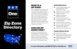 DAT Zip Zone Directory Overview | PDF | Zip Code | Western United States