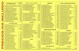 Precios
IVA Incluido
22 DE FEBRERO DE 2014
GUÍA DE PRECIOS VIGENTE HASTA EL 
La presente publicación no es una oferta ni una