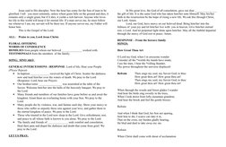 Necro Service Program Sample Necrological Service Program Outline | PDF | Eternal Life (Christianity ...