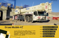 Las grúas modelo AT de “Grúas BÖHME” cuentan con 5 modelos 
distintos que van desde las 70 hasta las 350 toneladas.
Estas  ca