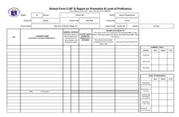 Region
XI
Division
District
Curriculum
Grade Level
Grade VIII
Section
STATUS 
MALE
FEMALE
TOTAL
MALE
FEMALE
TOTAL
PROFICIENT