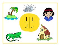 Las Vocales en Sus 4 Formas Con Dibujos | PDF