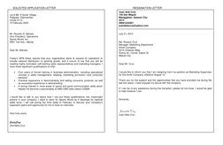 SOLICITED APPLICATION LETTER  
 
 
 
 
 
 
 
 
RESIGNATION LETTER 
 
 
 
 
 
 
 
 
 
 
 
 
 
 
 
 
 
 
 
 
 
 
Lot 6 Blk. 8 S