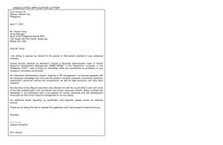 UNSOLICITED APPLICATION LETTER  
22 H Venture St., 
Diliman, Quezon City 
Philippines 
 
 
April 17, 2015 
 
 
Mr. Vincent Ch