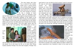 The  story  begins  with  when
Tino, a prince of the merfolk,
meets Lucia, a young woman
from a fishing village. Enraged
by t