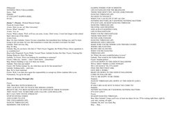 Dillamond:
NOTHING TRULY BAAAAHHH...
Sorry... Bad.
Elphaba:
IT COULDN'T HAPPEN HERE,
IN OZ...
[Scene 7 - Fiyero] - Wicked Mus