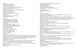 POPULAR!
YOU'RE GONNA BE POPULAR
I'LL TEACH THE PROPER PLOYS
WHEN YOU TALK TO BOYS
LITTLE WAYS TO FLIRT AND FLOUNCE (SQUEALS)