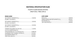 NSCP 2015 Load Specifications Summary | PDF | Concrete | Structural ...