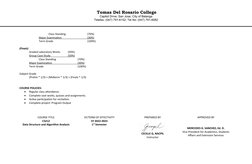 Tomas Del Rosario College
Capitol Drive, San Jose, City of Balanga
Telefax: (047) 791-6152; Tel No: (047) 791-6082 
Class St