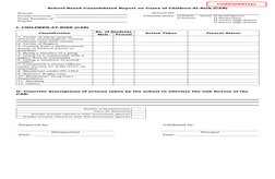 CICL School-Based Incident Report 2023-24 | PDF