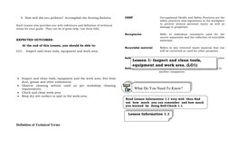 5. How well did you perform?  Accomplish the Scoring Rubrics. 
Each Lesson also provides you with references and definition o