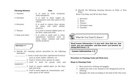 Cleaning Solvents
                          Uses
1. Gasoline
-
It  is  used  to  wash  oil/greasy
tools/equipment.
2. Diesoli
