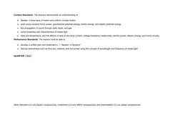 Content Standards: The learners demonstrate an understanding of:

Newton ‘s three laws of motion and uniform circular motion