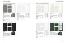 HITTARP 
Color/diseño: blanco hueso. 
Material: tablero de fibras pintado.
El color blanco hueso y la veta vertical de la pue