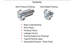 Contents
•
Basic Understanding
•
Ring Theory
•
Housing Theory
•
Leakage Control 
•
Cooling Systems for Packings
•
Typical Pac