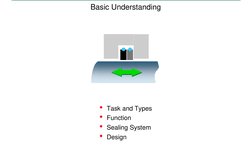 Basic Understanding
• Task and Types
• Function
• Sealing System
• Design 
