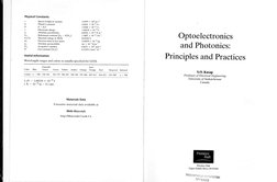 Kasap - Optoelectronics and Photonics | PDF