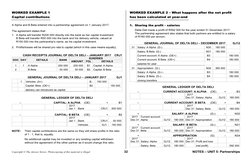 Copyright © The Answer Series: Photocopying of this material is illegal 
32 
NOTES – UNIT 5: Partnerships 
WORKED EXAMPLE 1