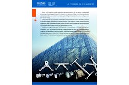 Since 1975, Hong Kong Kinlong Construction Hardware(Group)Co. Ltd., has been an innovative and
professional company engaged i