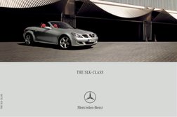 Brochure MERCEDES SLK R 170 2000-2001 – Anglais, Très Bon état, Occasion Collector
