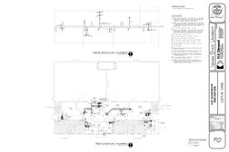 NORTH
FIRST FLOOR PLAN - PLUMBING 
RENOVATION LEGEND:
PLAN NOTES:
GENERAL NOTES:
NORTH
CRAWL SPACE PLAN - PLUMBING 
