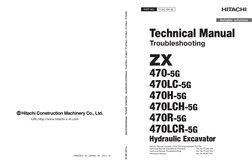 Hitachi Zx470 Error Code Trouble Shooting | PDF | Diesel Engine