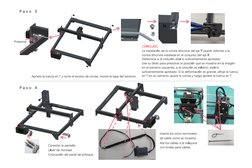 P a s o  3
P a s o  4
Apriete la tuerca en T y corte el exceso de correa, monte la tapa del extremo.
CONSEJOS:
La instalación