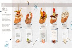 SABORES
MARINEROS
Como buenos habitantes de península, 
hemos crecido alrededor del agua. 
Fuente de alimento y progreso a lo