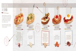LA VUELTA
A ESPAÑA
Viaja por España sin moverte de la 
barra a través de diferentes pinchos  
o montaditos que nos transporta