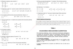 9
18. Resolver el sistema y dar el valor de “y”
6
10
5
2
3
7
6
5
3
2
=
+
=
+
y
x
y
x
           a)
2        b) 5     c)
6
