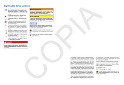 Significados de los símbolos

Identifica una referencia a una parte del
texto con información importante y orien-
taciones d
