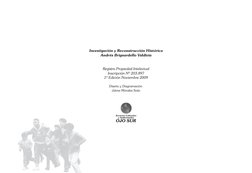 Servicios Culturales 
y Audiovisuales
OJO SUR
Investigación y Reconstrucción Histórica 
Andrés Brignardello Valdivia
Registro