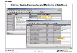 Siemens S7 Data Blocks Overview | PDF | Data Type | Byte