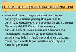 Proyecto Curricular Institucional - PCI | PDF | Plan de estudios ...
