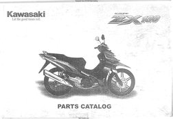 Kawasaki Kaze ZX130 Parts Catalog PDF | PDF | Machines