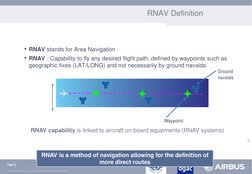© AIRBUS Operations S.A.S. All rights reserved. Confidential and proprietary document. 
Page 8 
• RNAV stands for Area Naviga
