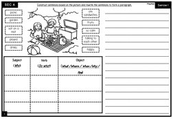 SEC A
Exercise 1
MissAsh
1
Construct sentences based on the picture and rewrite the sentences to form a paragraph.
Subject 
(