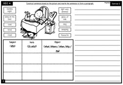 SEC A
Exercise 2
MissAsh
2
Construct sentences based on the picture and rewrite the sentences to form a paragraph.
Subject 
(