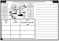 SEC A
Exercise 3
MissAsh
3
Construct sentences based on the picture and rewrite the sentences to form a paragraph.
Subject 
(