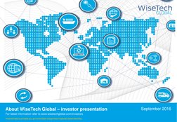 WiseTech Global Investor Presentation | PDF | Software As A Service ...