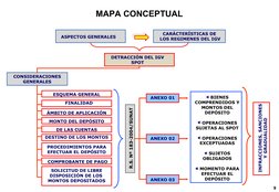 MAPA CONCEPTUAL
ASPECTOS GENERALES
CARÁCTERÍSTICAS DE 
LOS REGIMENES DEL IGV
DETRACCIÓN DEL IGV
SPOT
CONSIDERACIONES
GENERALE