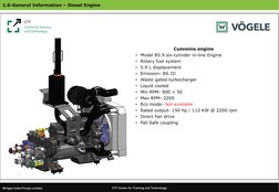 CTT Center for Training and Technology
Wirtgen India Private Limited
1.6-General Information – Diesel Engine
Cummins