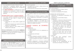 ARCHIVO (Art. 458 LOPJ)
DEPÓSITO BIENES (Art. 459 LOPJ)
ÓRGANOS SUPERIORES DE GOBIERNO  
(Art. 463 LOPJ)

Son responsables d