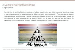 Begoña Rodrigo |   Cocina Mediterránea: Delicadeza, técnica y sabor 
2 La cocina Mediterránea
9
La pirámide de la dieta Medit