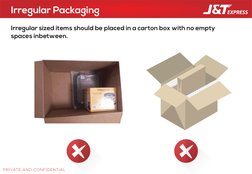 J&T Express Packaging Guidelines | PDF | Packaging And Labeling