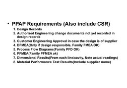 PPAP 4th Edition Training Overview | PDF | Specification (Technical ...
