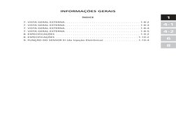 INFORMAÇÕES GERAIS
ÍNDICE
7. VISTA GERAL EXTERNA .  .  .  .  .  .  .  .  .  .  .  .  .  .  .  .  .  . . . . . . . . . . . . .