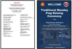 PGEN BENJAMIN C ACORDA, JR
Chief, Philippine National Police
PMGEN RITCHIE MEDARDO A POSADAS
Director, National Police Traini