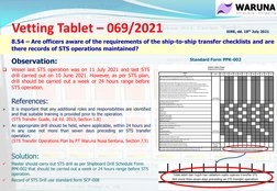 Sts Checklist.pdf STS Transfer Operations and Drills Guide | PDF
